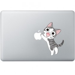 Happy Cat MacBook Decal